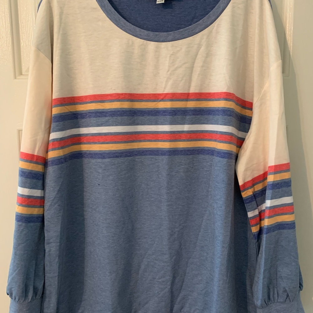 Striped Long Sleeve Top